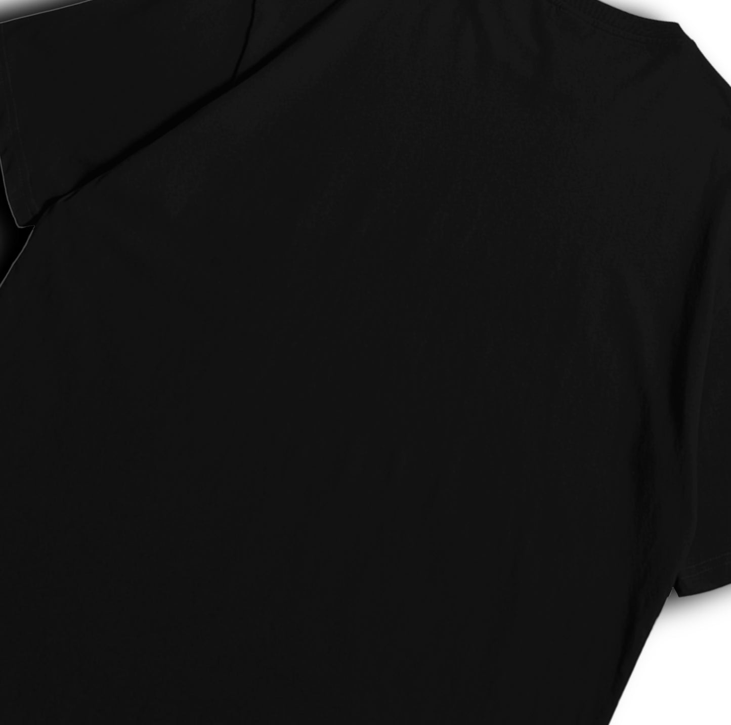 FASHIONCALIBER PLAIN BLACK OVERSIZE PREMIUM TEES (UNISEX)