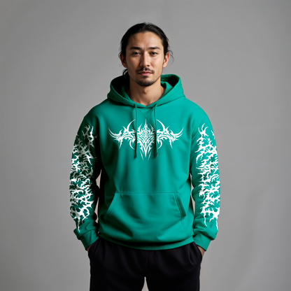 Nightmare Threads Unisex Premium Green Hoodie